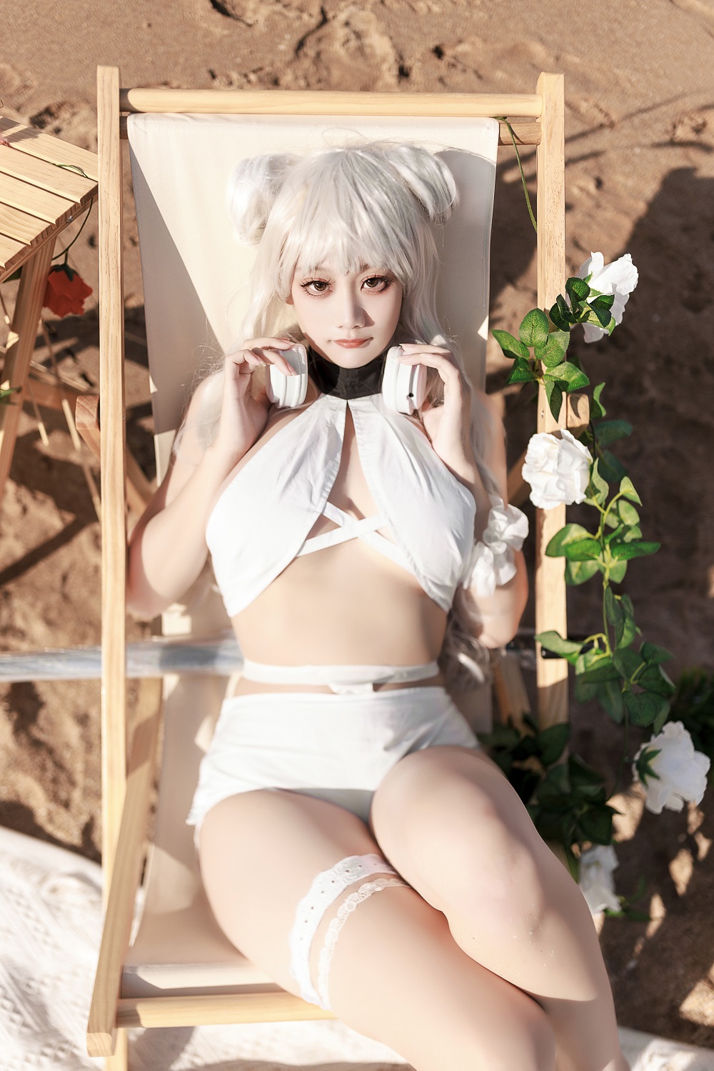 阿雪雪yuki-碧蓝航线-恶毒泳装[114P] COS网红博主 预览2图