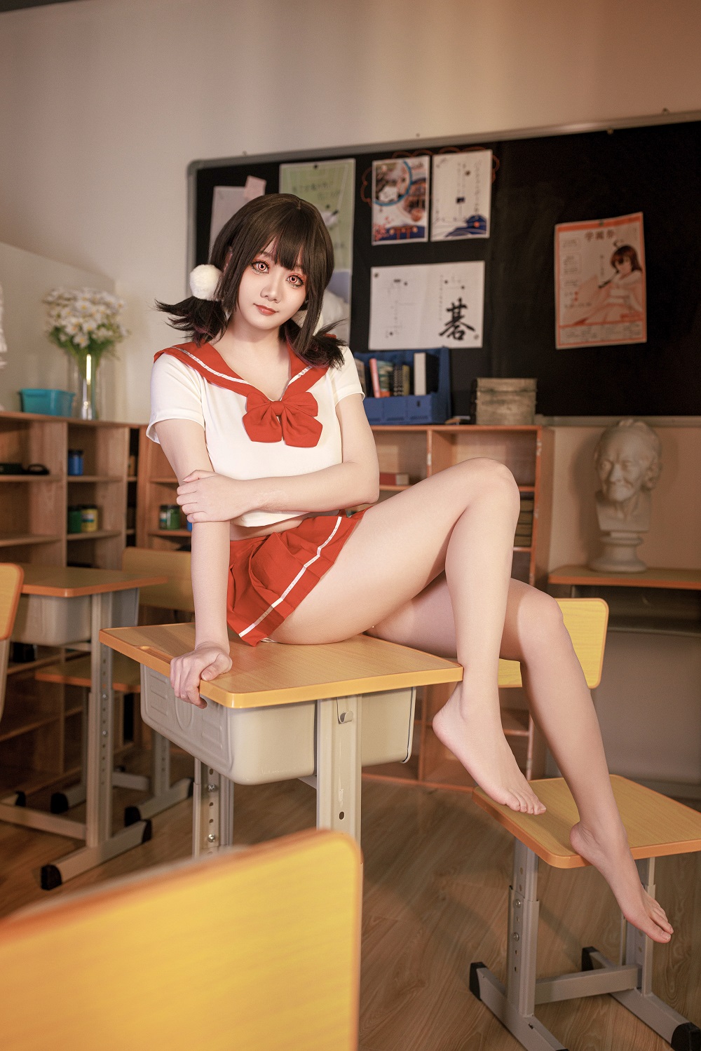 阿雪雪yuki-课间小憩[83P+3V] COS网红博主 预览1图