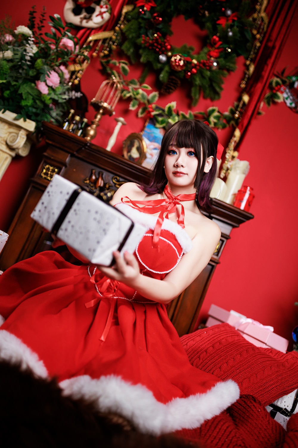 阿雪雪yuki-圣诞少女[11P] COS网红博主 预览1图