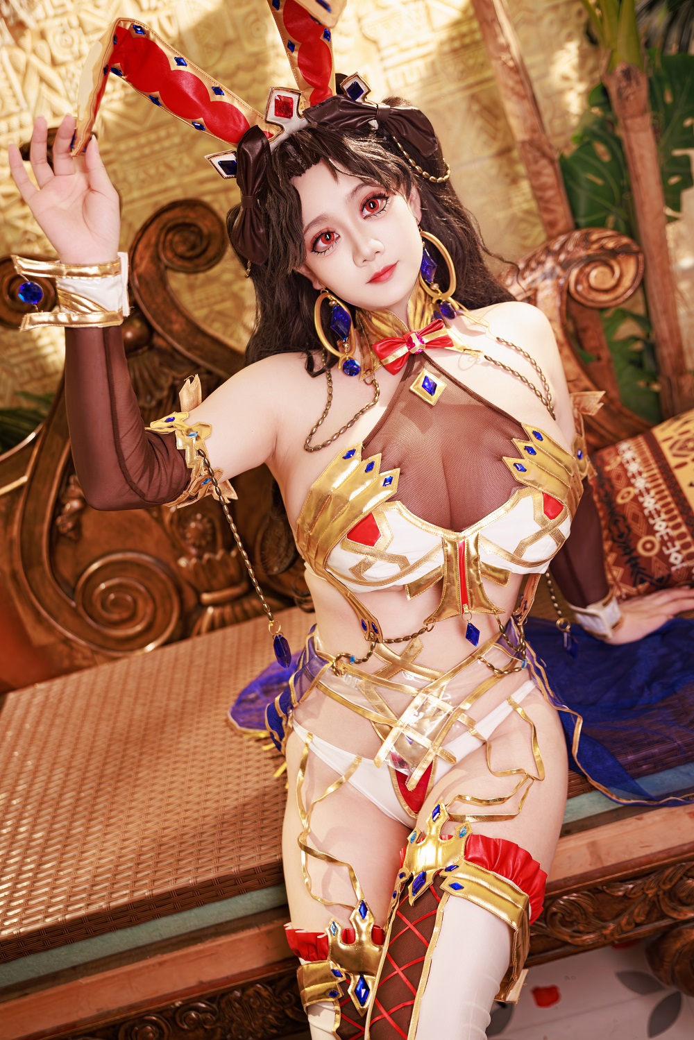 阿雪雪yuki-FGO-弓凛兔女郎[89P+3V] COS网红博主 预览2图