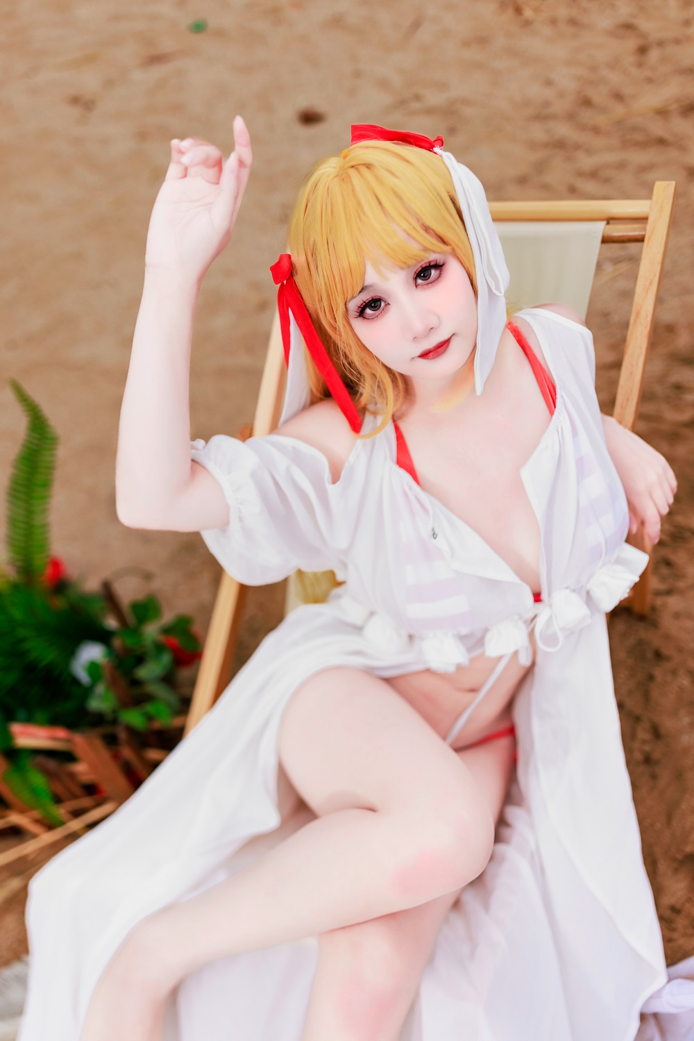 阿雪雪yuki-FGO-尼禄泳装[101P] COS网红博主 预览2图