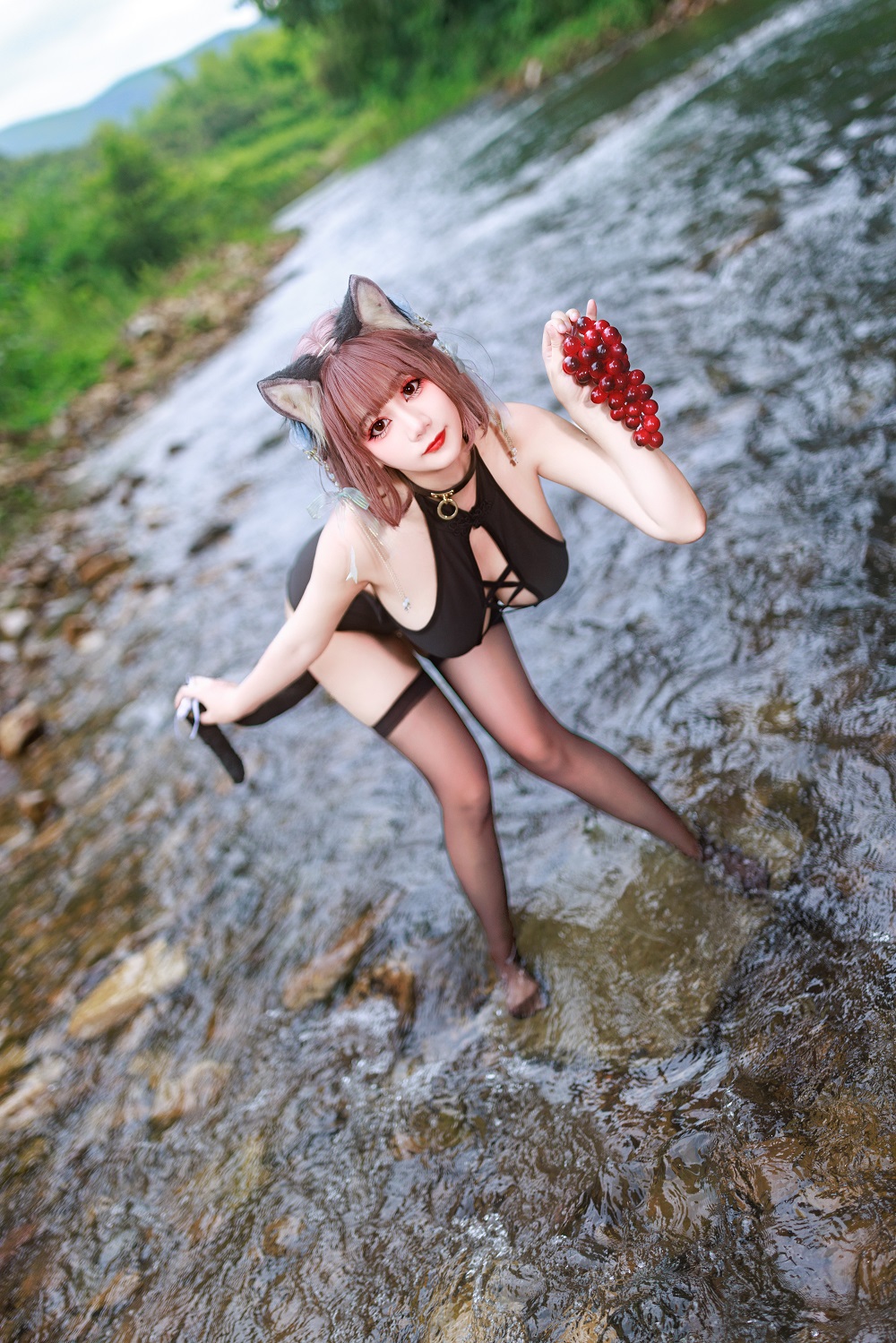 阿雪雪yuki-戏水猫猫[75P+2V] COS网红博主 预览1图