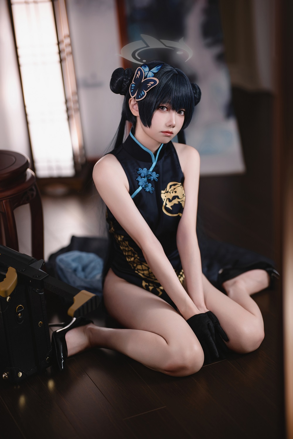 小木曾AYA-蔚蓝档案-龙华妃咲[33P] COS网红博主 预览2图