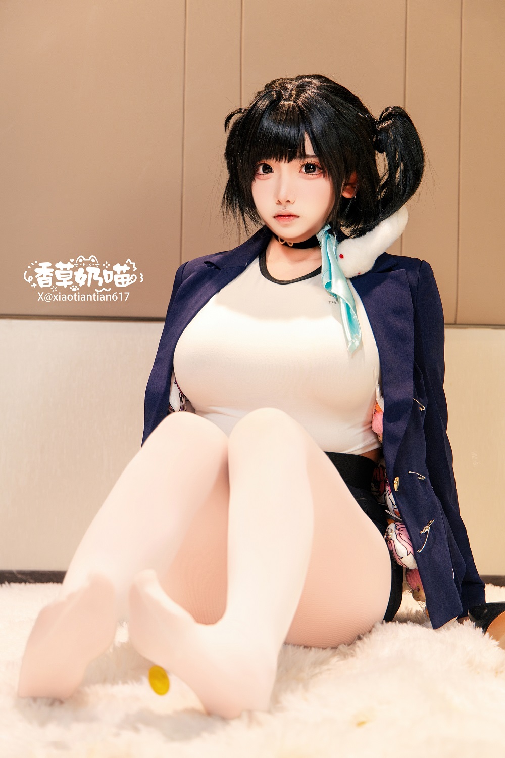 香草奶喵-Nikke胜利女神-索拉[136P+22V] COS网红博主 预览2图