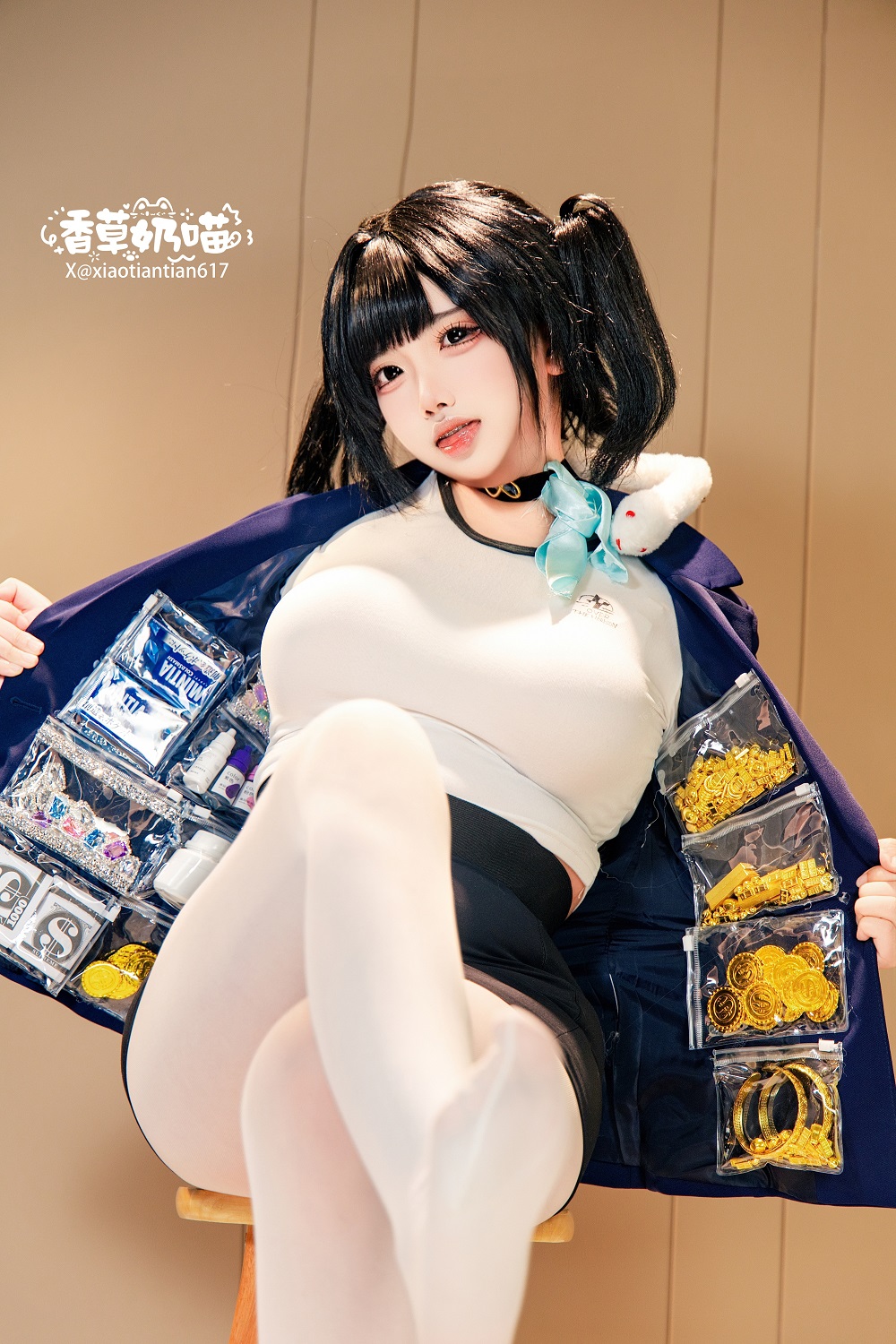 香草奶喵-Nikke胜利女神-索拉[136P+22V] COS网红博主 预览1图
