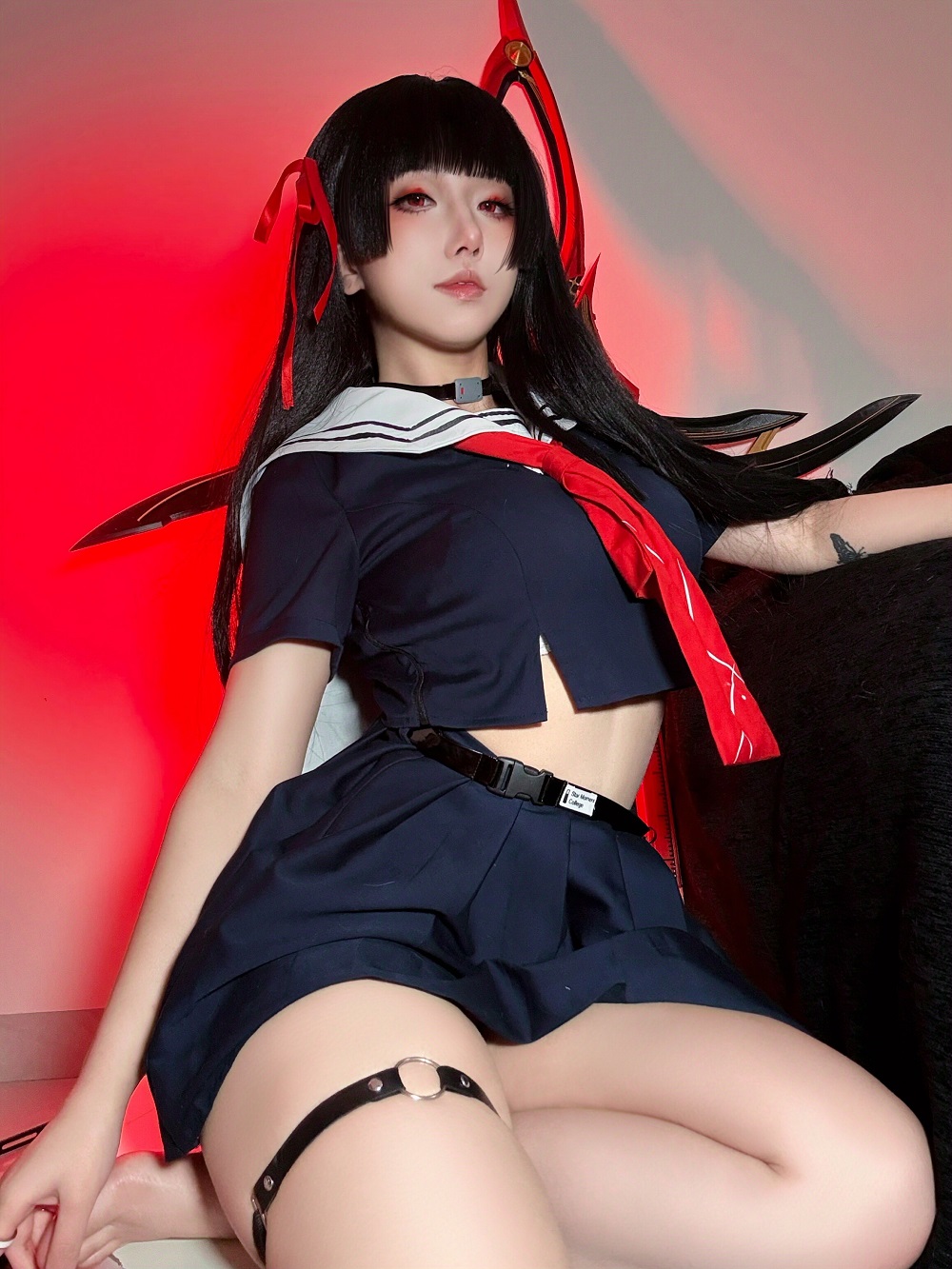 絞肉姬Walküre-鸣潮-朽叶千咲[66P] COS网红博主 预览1图