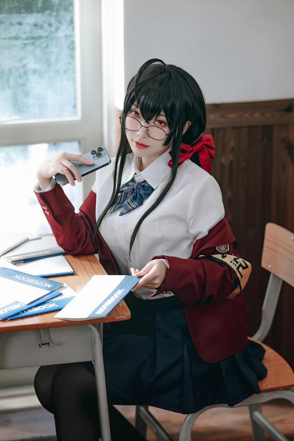 宫本桜-碧蓝航线-大凤JK制服[23P] COS网红博主 预览2图