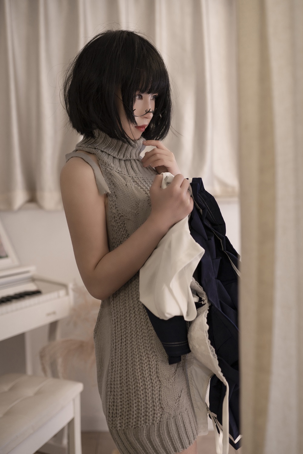 晕崽Zz-维修洗衣机[96P] COS网红博主 预览2图