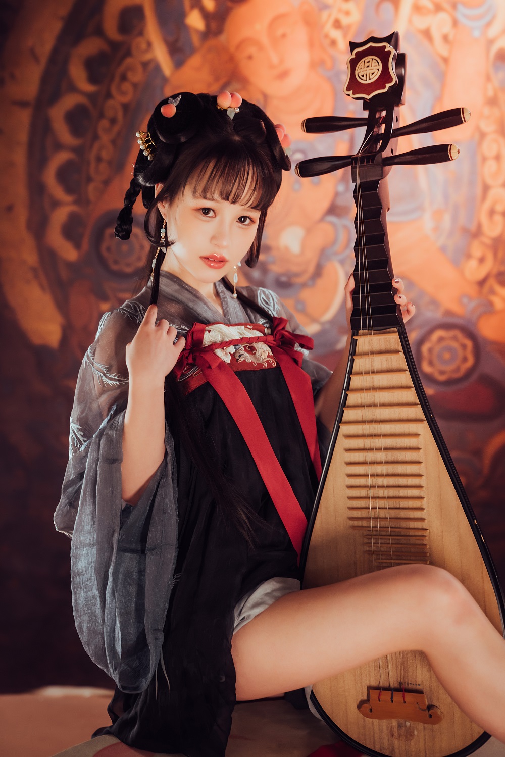 晕崽Zz-小琵琶精[100P+1V] COS网红博主 预览2图