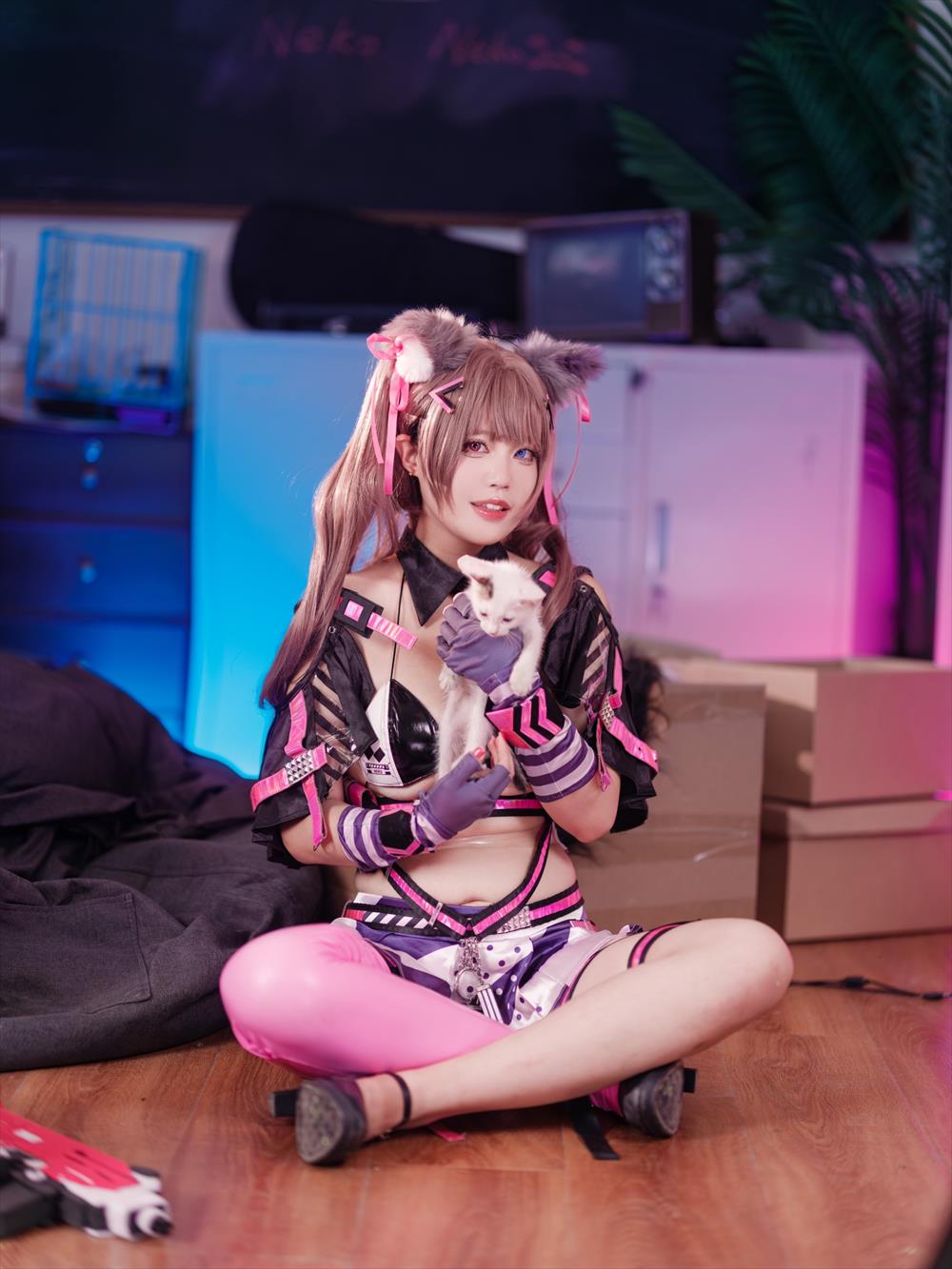 小完能干脆面qvq-Nikke胜利女神-尼罗猫女[13P] COS网红博主 预览2图