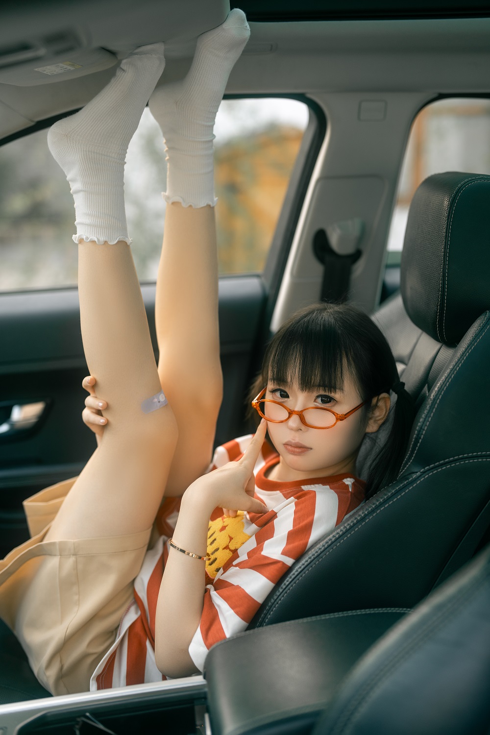幼水铃衣-周末郊游[62P] COS网红博主 预览2图