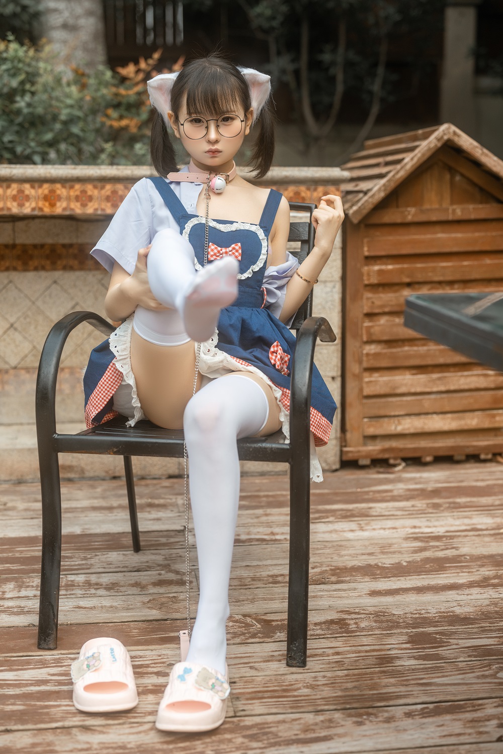 幼水铃衣-小猫猫[25P] COS网红博主 预览2图