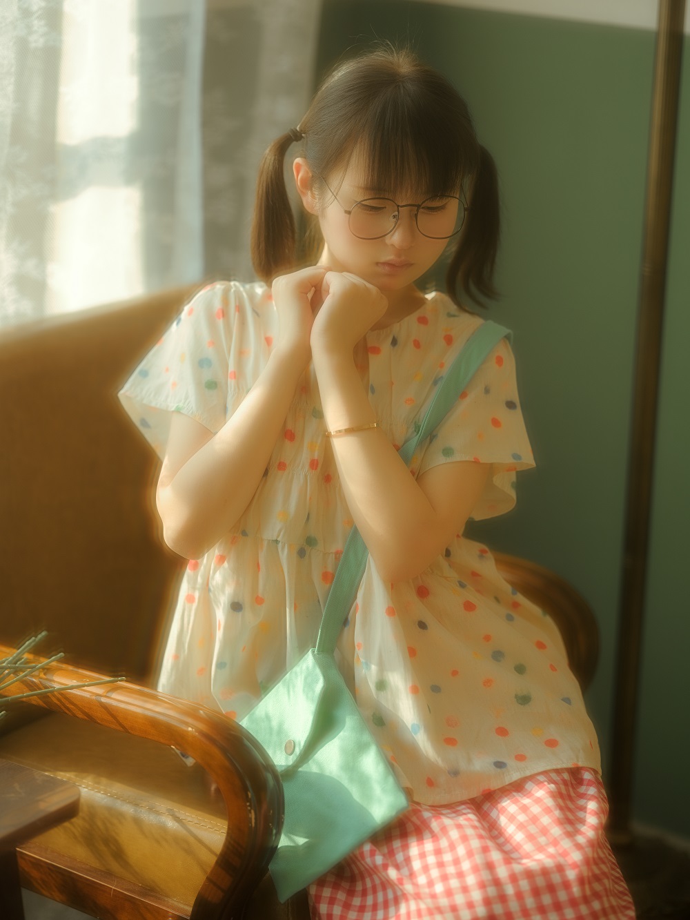 幼水铃衣-童年回忆[20P] COS网红博主 预览1图