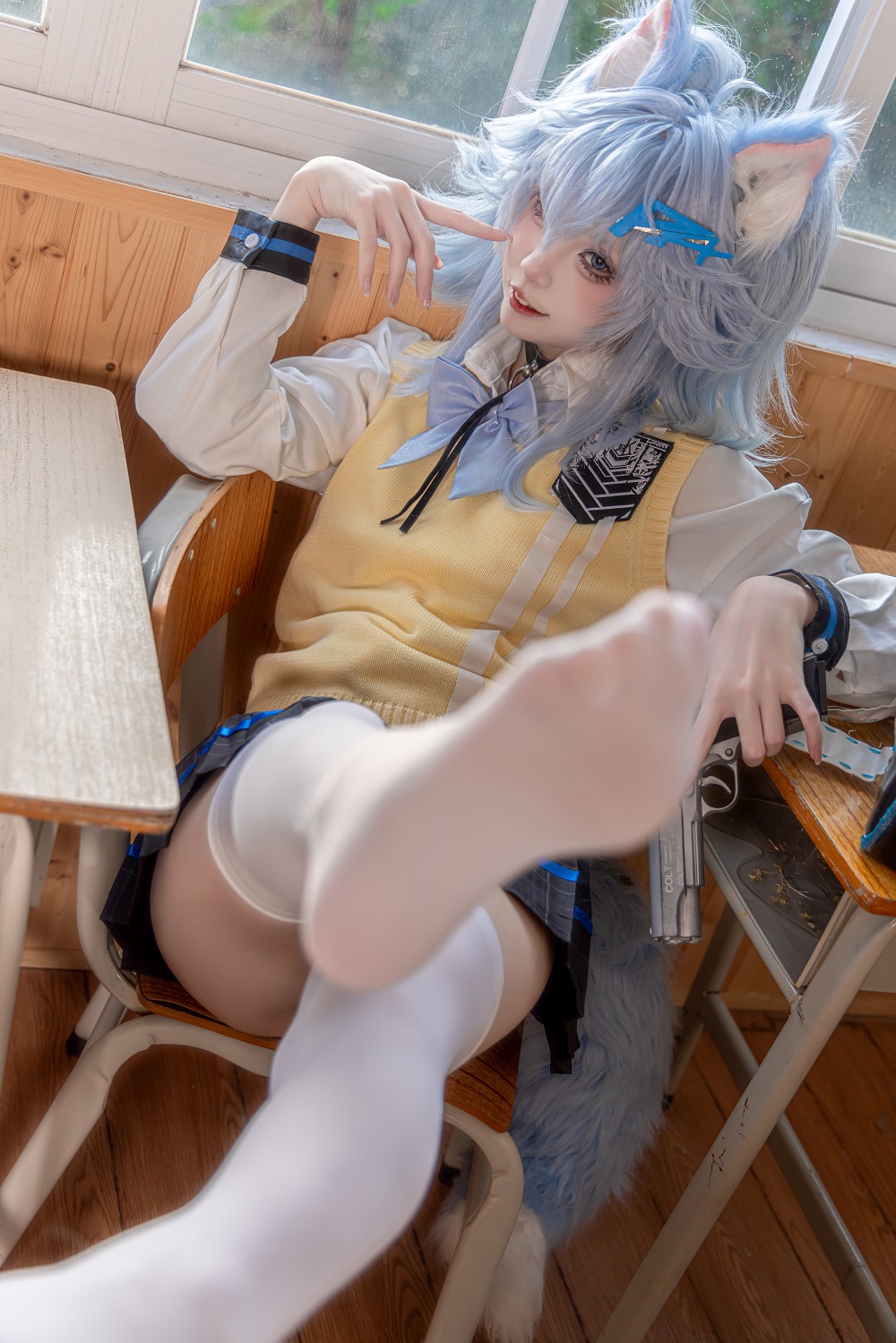 纸悦Etsuko-少女前线-PA15高校心跳物语[51P] COS网红博主 预览1图