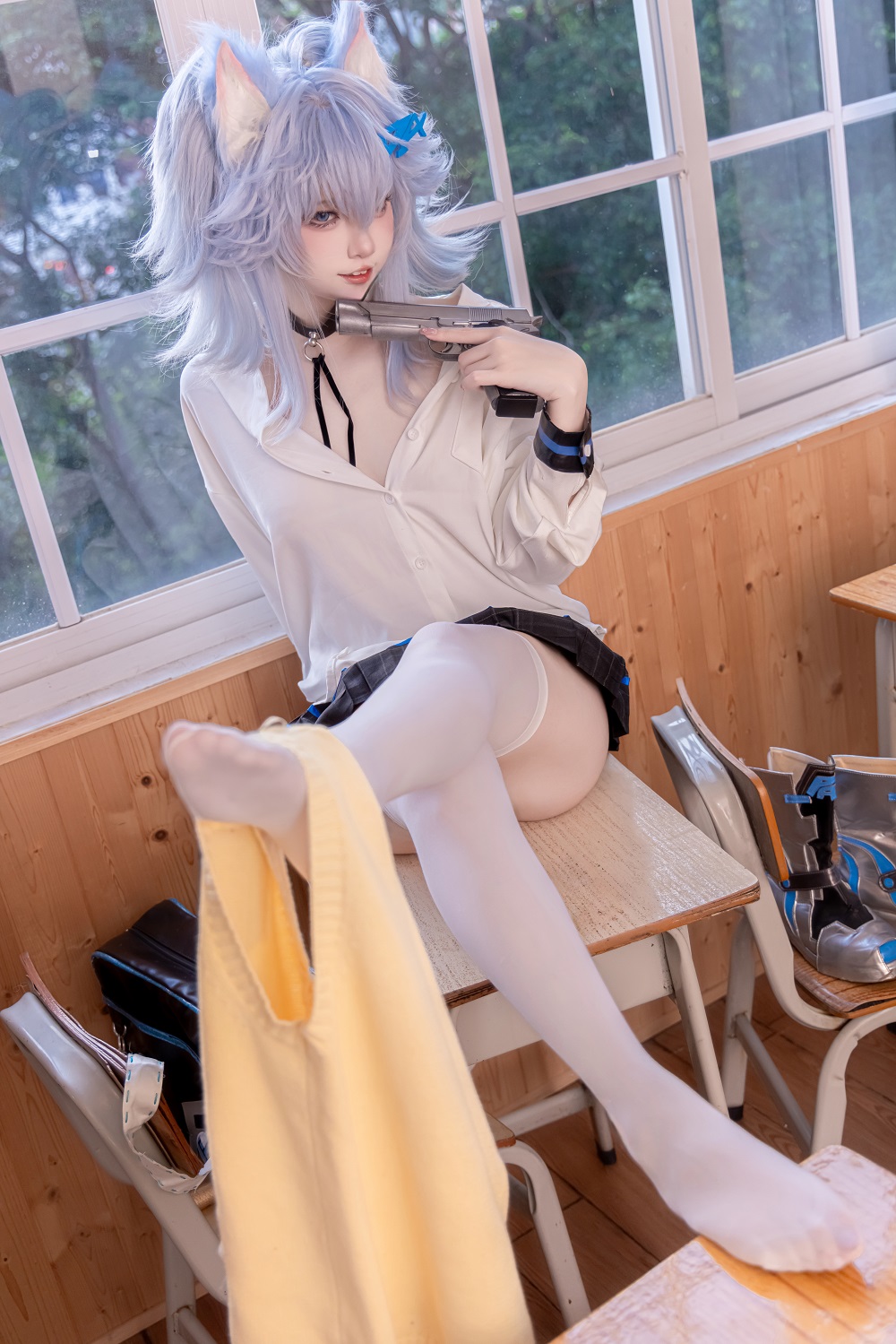 纸悦Etsuko-少女前线-PA15高校心跳物语[51P] COS网红博主 预览2图