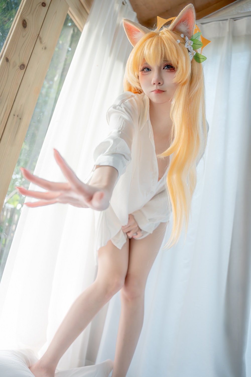 纸悦Etsuko-蔚蓝档案-伊落玛丽居家服[53P] COS网红博主 预览2图