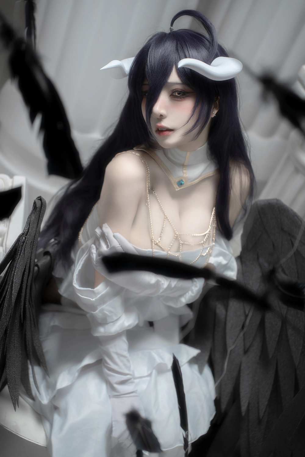 纸悦Etsuko-Overlord-雅儿贝德[14P] COS网红博主 预览1图