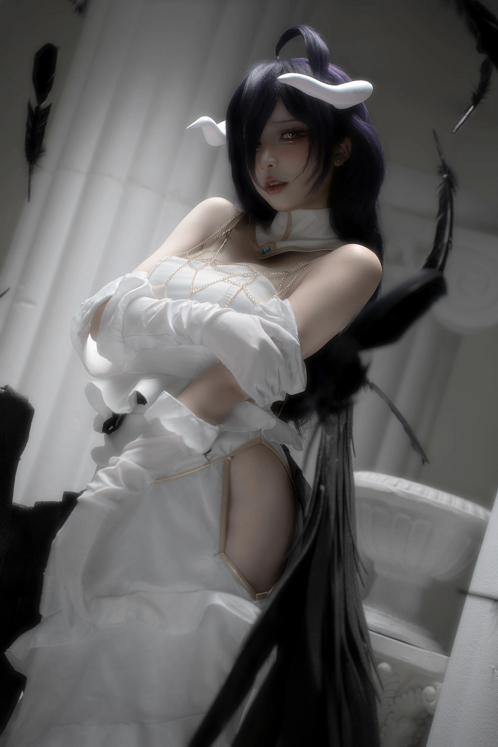 纸悦Etsuko-Overlord-雅儿贝德[14P] COS网红博主 预览2图