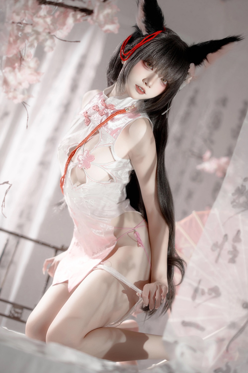 纸悦Etsuko-碧蓝航线-长门旗袍[60P] COS网红博主 预览1图