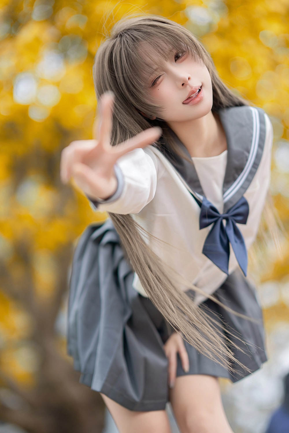 纸悦Etsuko-真爱JK[35P] COS网红博主 预览2图