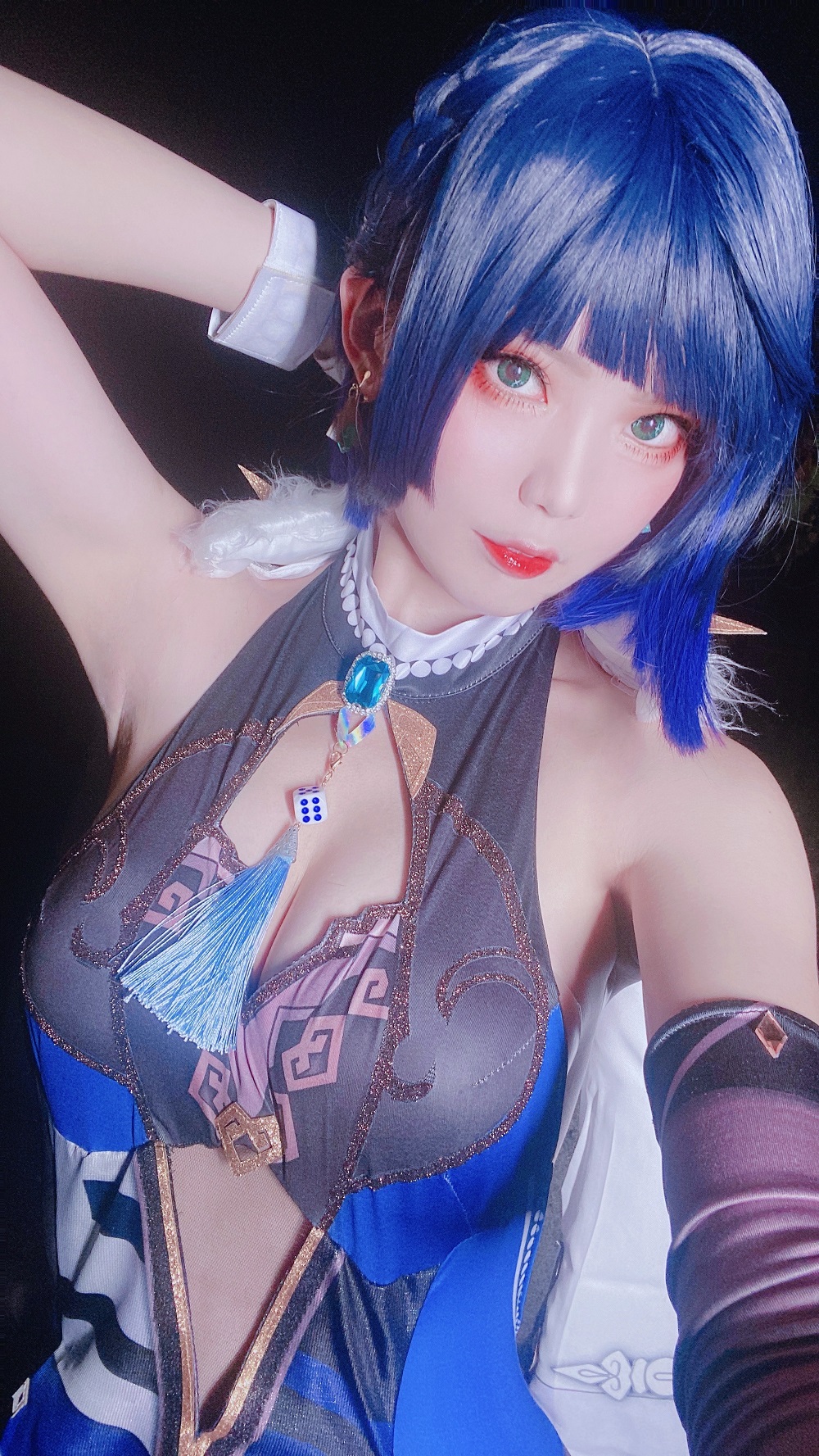 雪猫YukiNeko-原神-夜兰[9P] COS网红博主 预览2图