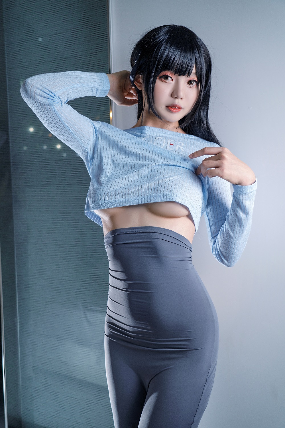 雪猫YukiNeko-吉他妹妹[16P] COS网红博主 预览2图