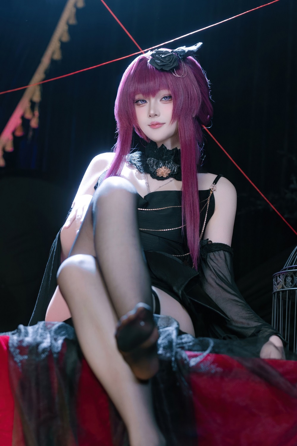 屿鱼Yukako-缚月之夜[60P] COS网红博主 预览2图