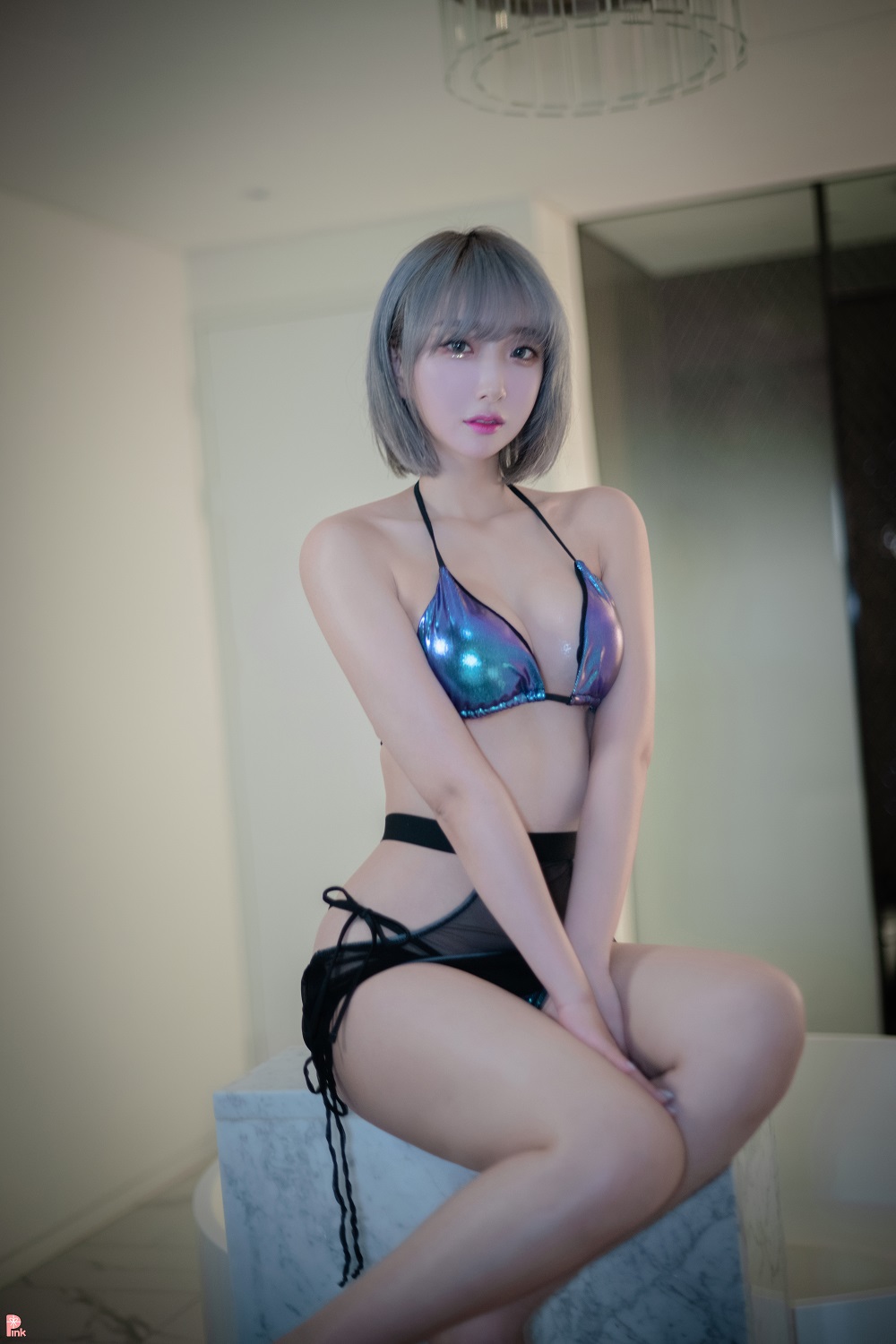 Dayeosin이다연-PINK RIBBON-Blue Bikini[66P] 韩系图集 预览1图