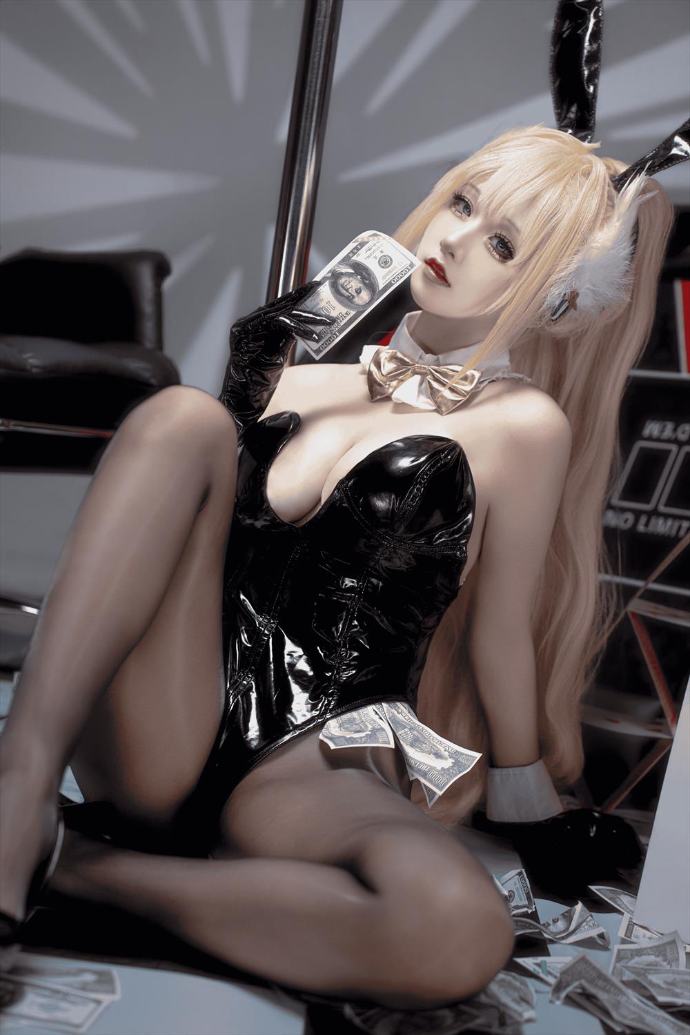 悲伤小木-Nikke胜利女神-露菲·奢侈兔[40P] COS网红博主 预览1图