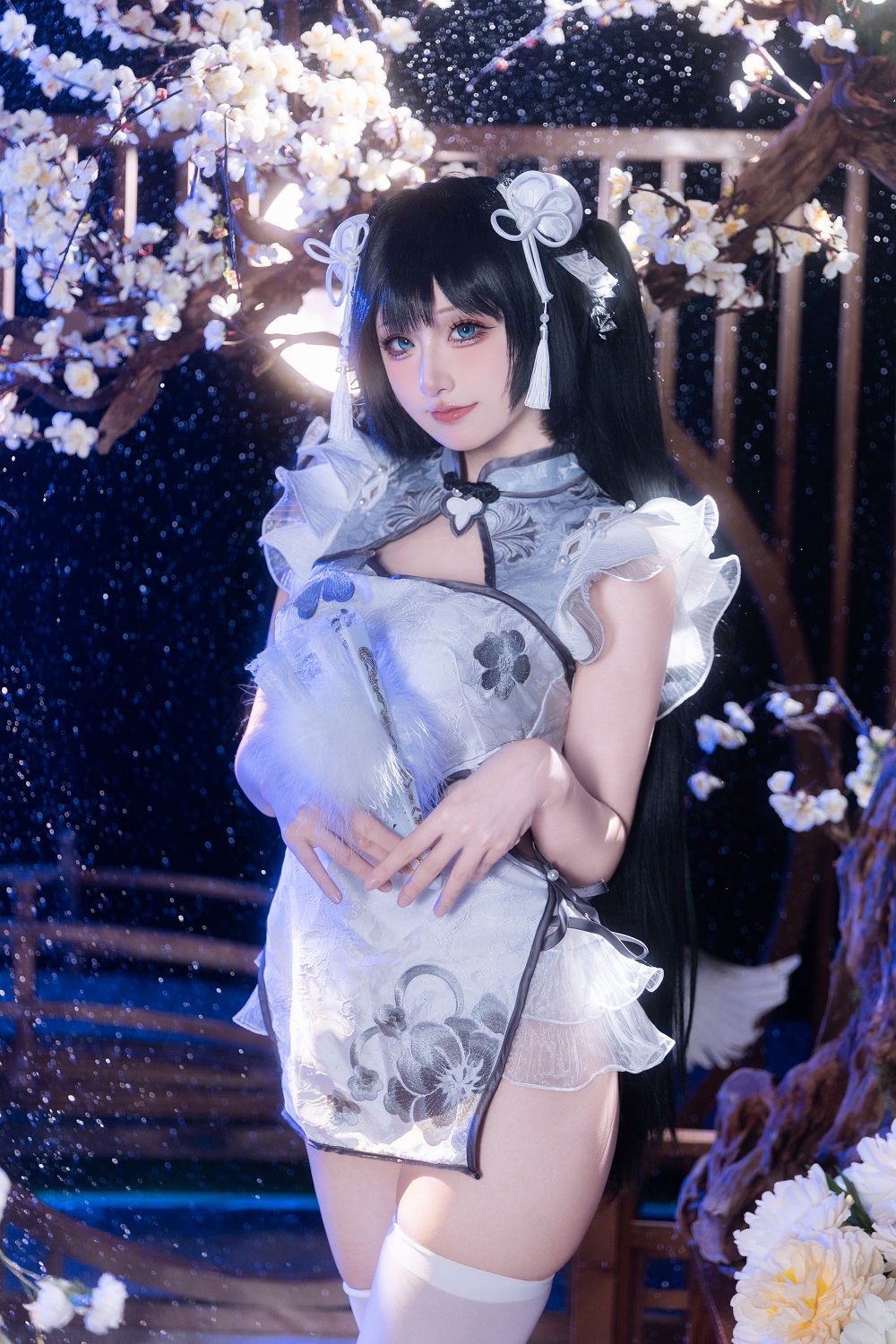 悲伤小木-永劫无间-殷紫萍·玉髓冰心[31P] COS网红博主 预览1图