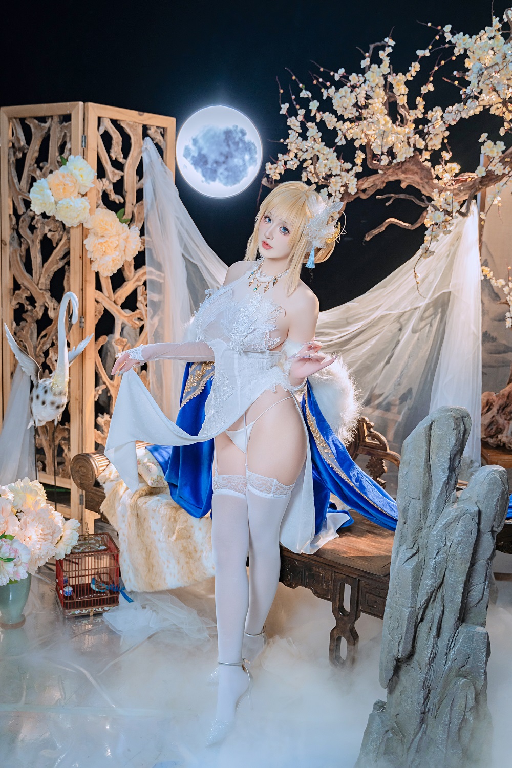 悲伤小木-碧蓝航线-圣女贞德[45P] COS网红博主 预览1图