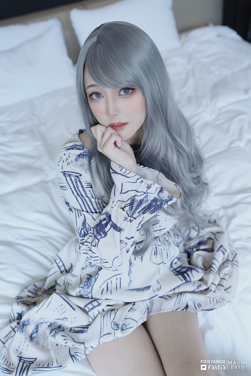 Machi马吉-居家少女[24P] COS网红博主 预览1图