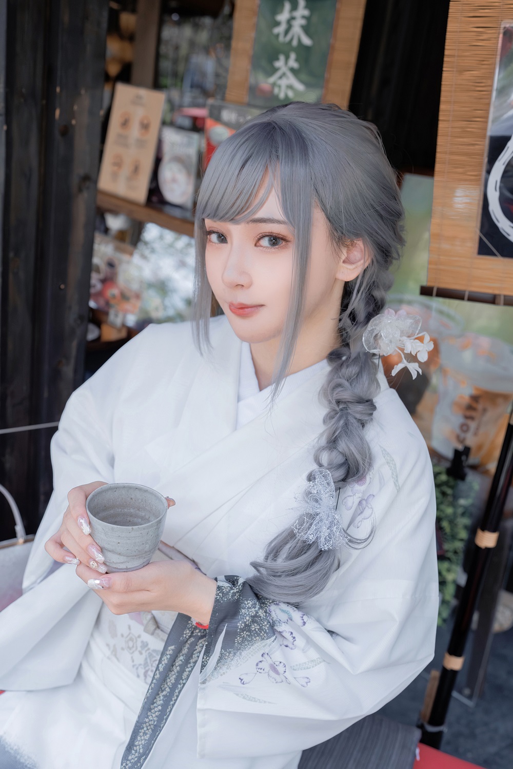 Machi马吉-和服少女[30P] COS网红博主 预览1图