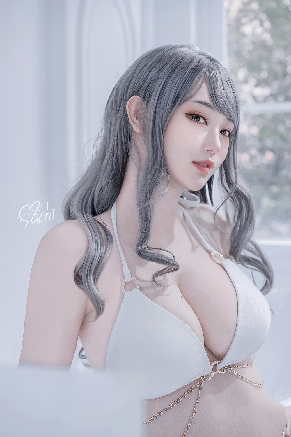 Machi马吉-绑带比基尼[13P] COS网红博主 预览2图