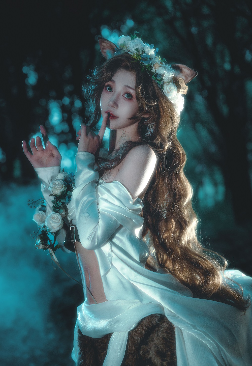 走路摇zly-森林精灵[12P] COS网红博主 预览1图