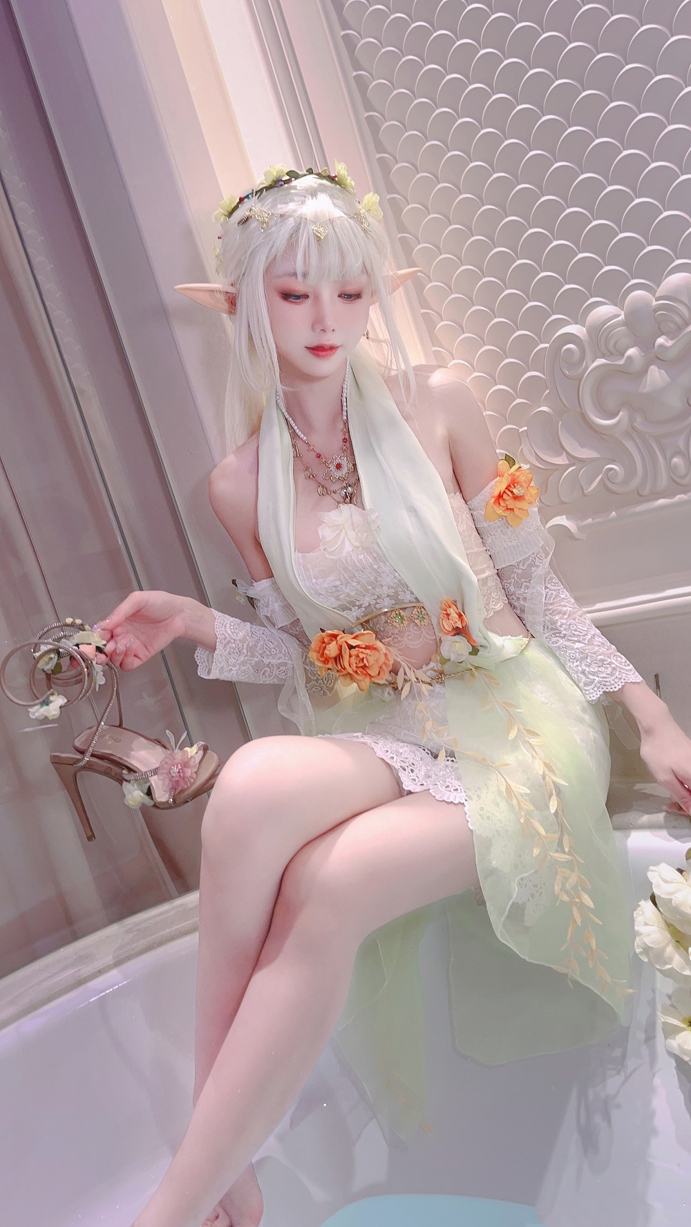 走路摇zly-永劫无间-草神殷紫萍[9P] COS网红博主 预览2图