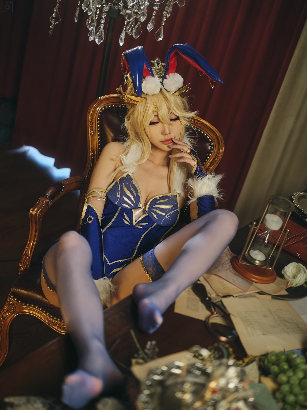 湖里狸里狸-Fate-阿尔托莉雅[40P] COS网红博主 预览1图