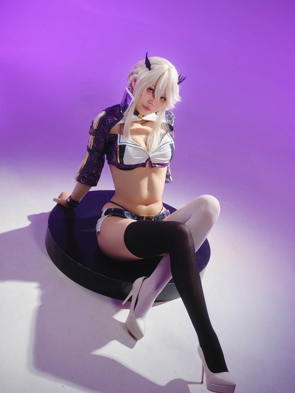 湖里狸里狸-Fate-黑枪呆赛车服[30P] COS网红博主 预览2图