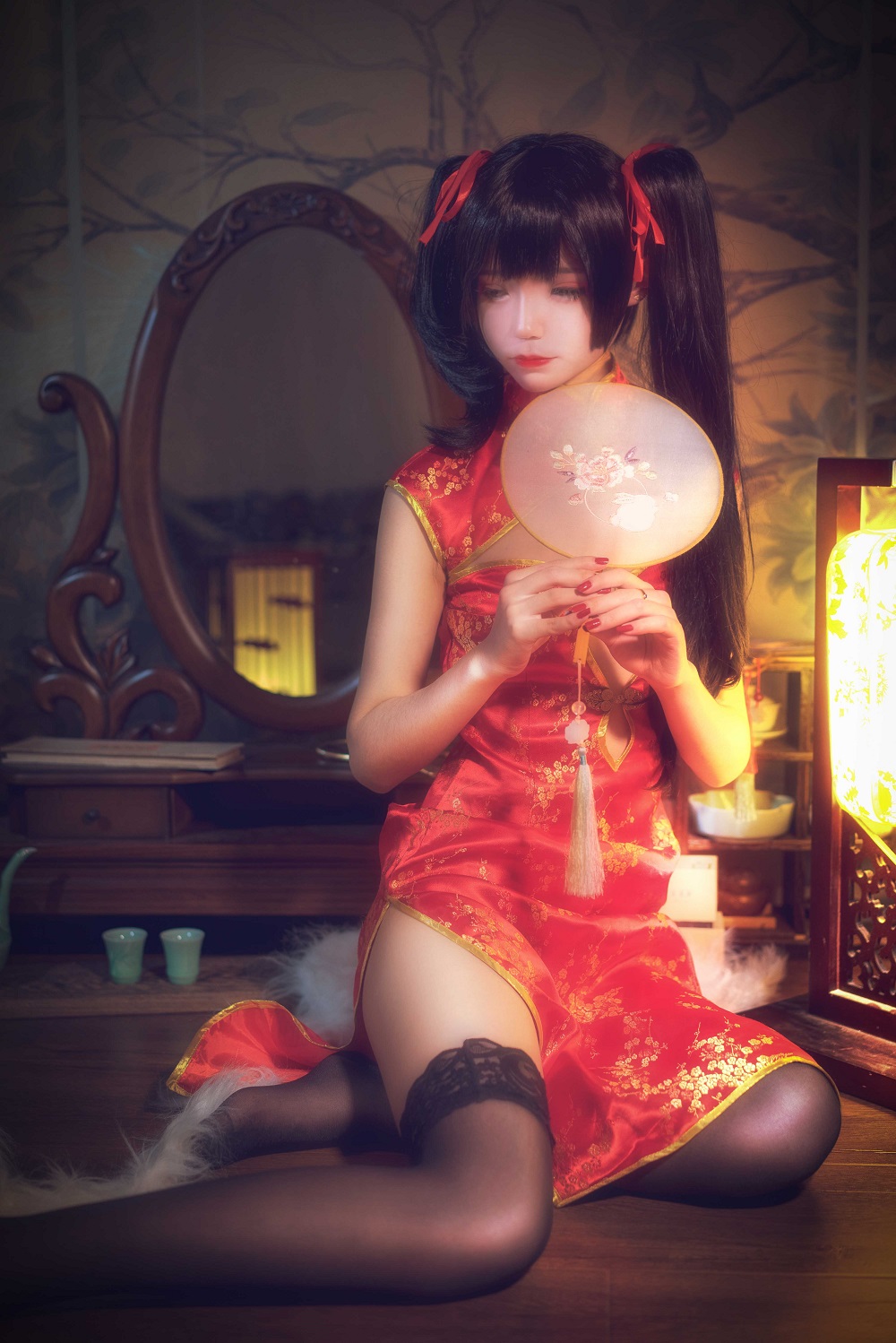 然理理-约会大作战-时崎狂三[44P] COS网红博主 预览1图