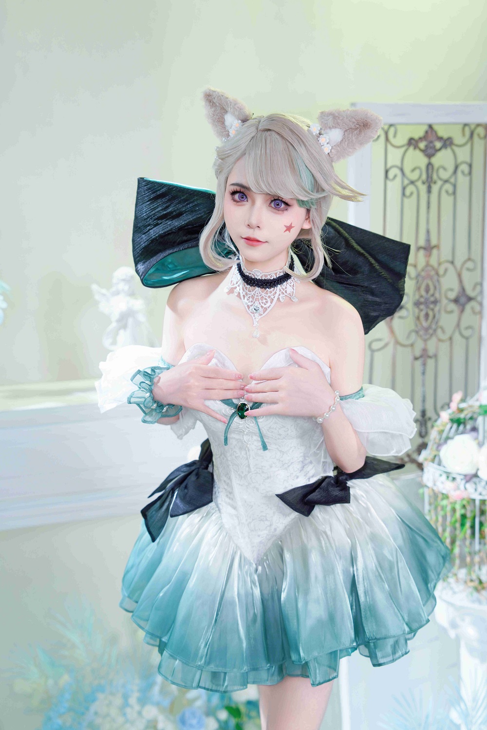 洛城雪Yuki-原神-琳妮特·铃兰圆舞曲[13P] COS网红博主 预览1图