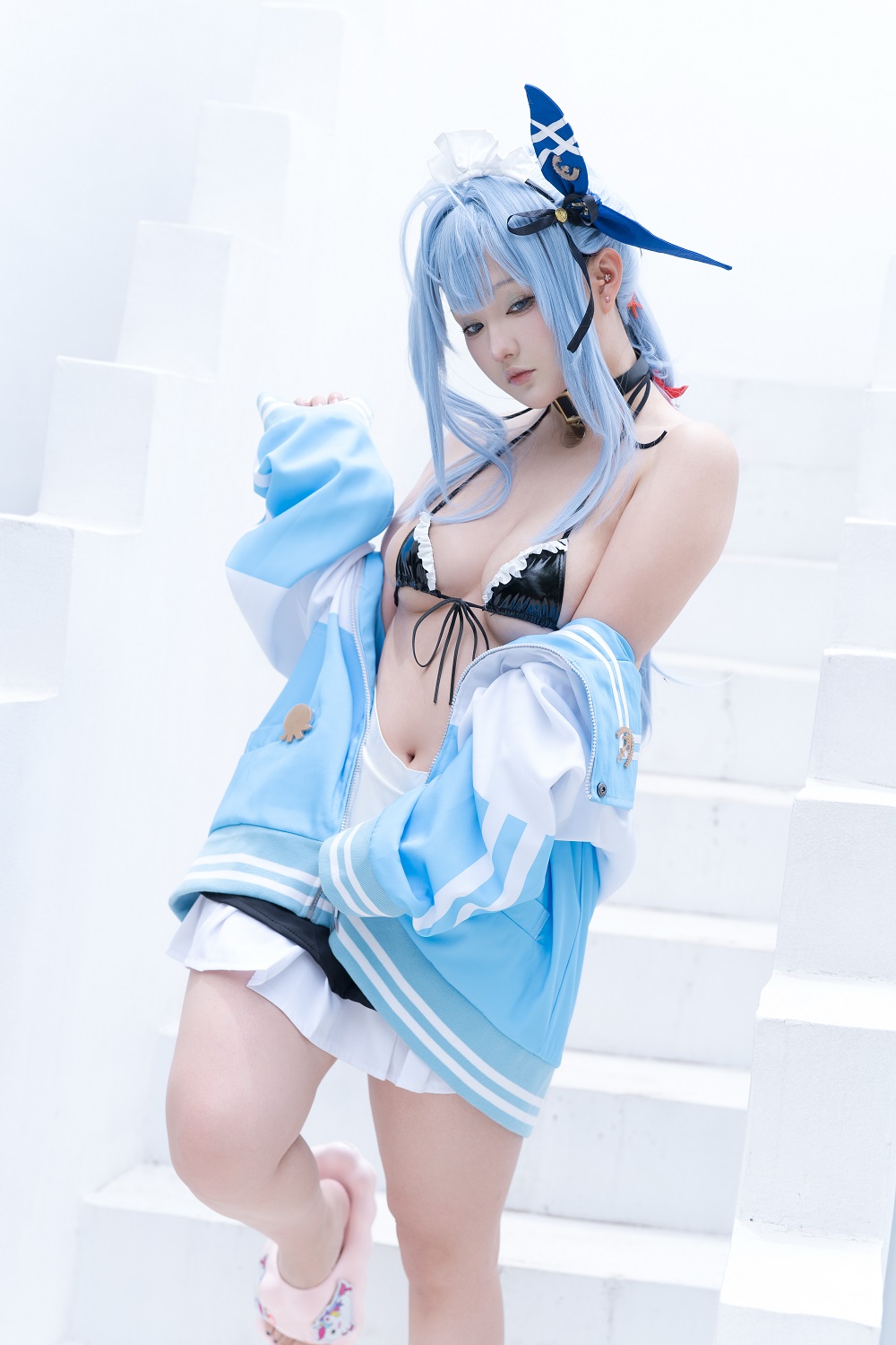 Mercurius-i-Nikke胜利女神-安可·纯真女仆[43P] COS网红博主 预览1图