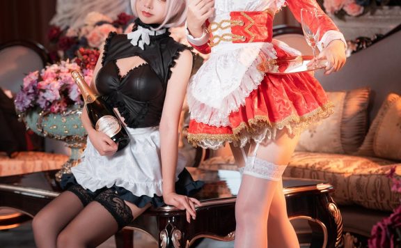 半半子&面饼仙儿-Claudius Kyrielight Maid[22P]
