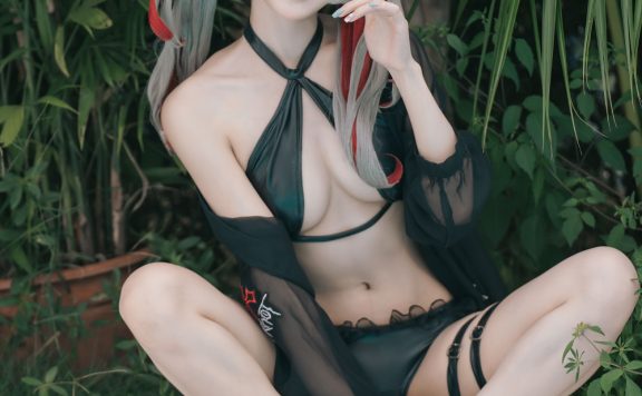 阿包也是兔娘-碧蓝航线-阿诺德泳装[37P]