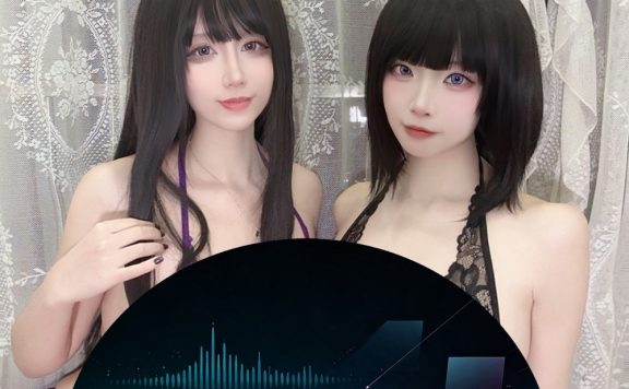 二佐Nisa&九曲Jean-黑紫蕾丝套装[30P+2V]