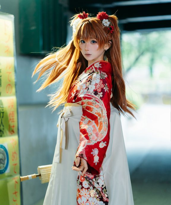 蠢沫沫-EVA明日香和服[30P]