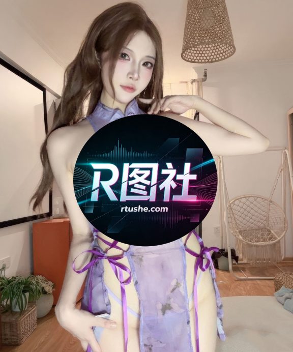 二佐Nisa-私房-紫旗袍[50P+2V]
