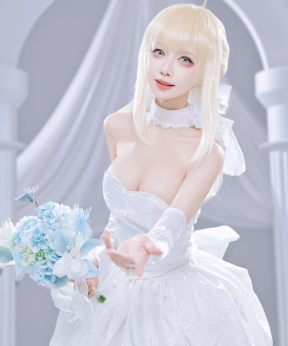 Shika小鹿鹿-FGO-Saber花嫁[22P]
