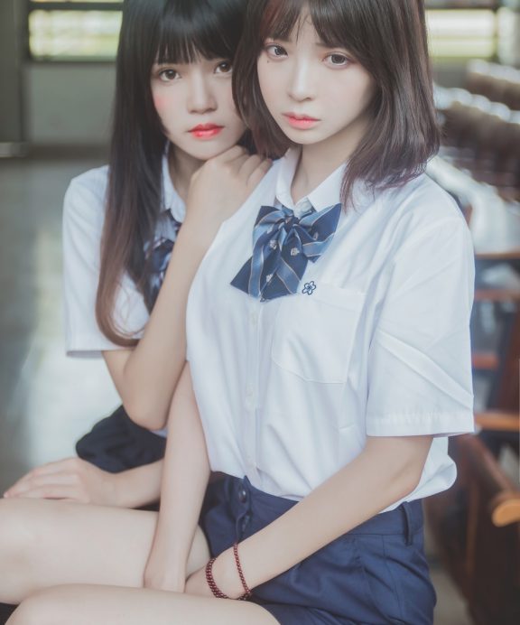 疯猫ss&桜桃喵-JK百合1[43P]