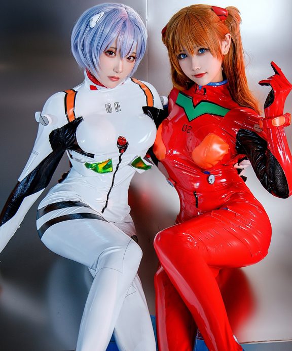 瓜希酱&Momoko葵葵-EVA双厨狂喜版[62P]