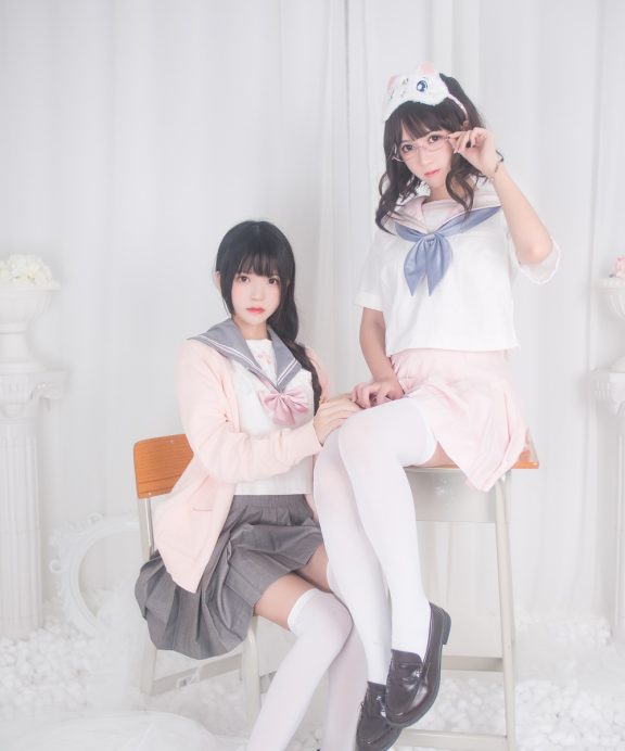 鳗鱼霏儿&桜桃喵-百合少女[20P]